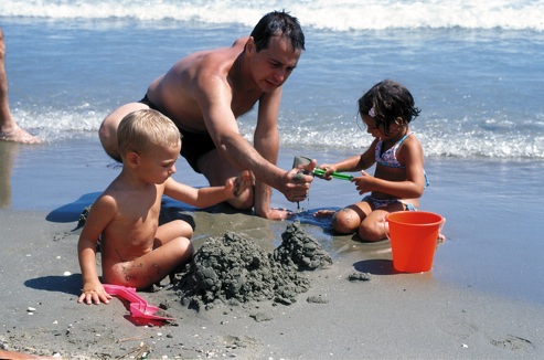 Riviera romagnola al mare con i bambini