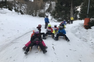 Slittare a Monte Cavallo