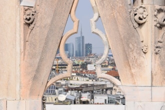 Vista dalle terrazze del duomo