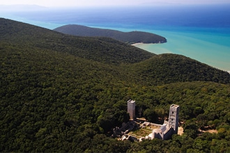 Parco della Maremma con i bambini, veduta della costa