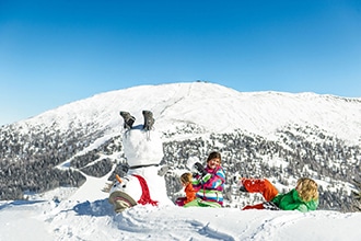 In Carinzia d'inverno con i bambini, il Katschberg