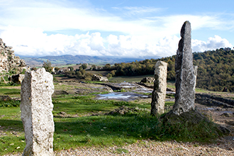 Bagno Vignoni, resti delle terme