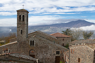 vista sul Monte Amiata