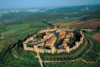 Via Francigena Toscana con i bambini, Monteriggioni