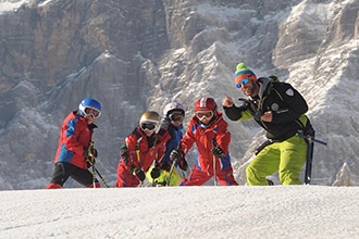 La Val di Zoldo in inverno con i bambini, scuola sci Funny Ski