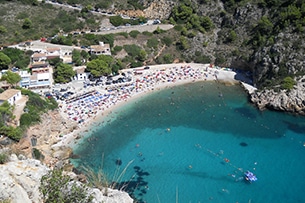 Costa blanca viaggio bambini, Javea Cala Granadella