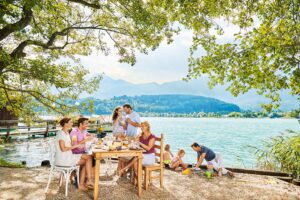 Pic-nic in famiglia sul Faakersee, Carinzia