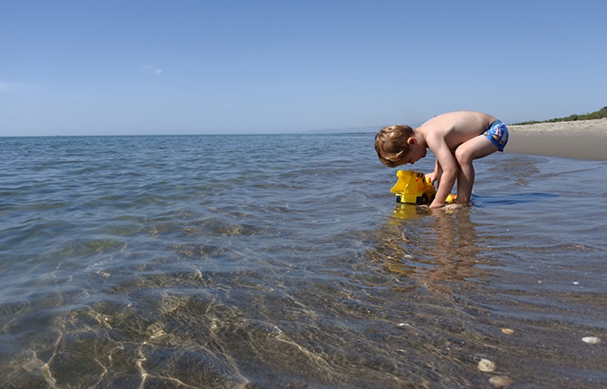 Spiaggia di Marina di Pisticci con bambini