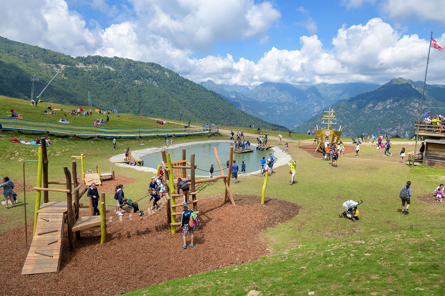 Monterosa con bambini Alpe di Mera