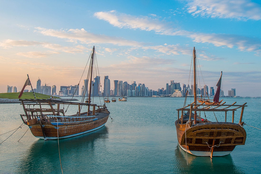 Skyline di Doha, Qatar