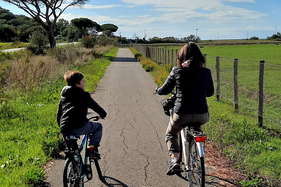 Weekend con i bambini nel Parco della Maremma, ciclabile Alberese