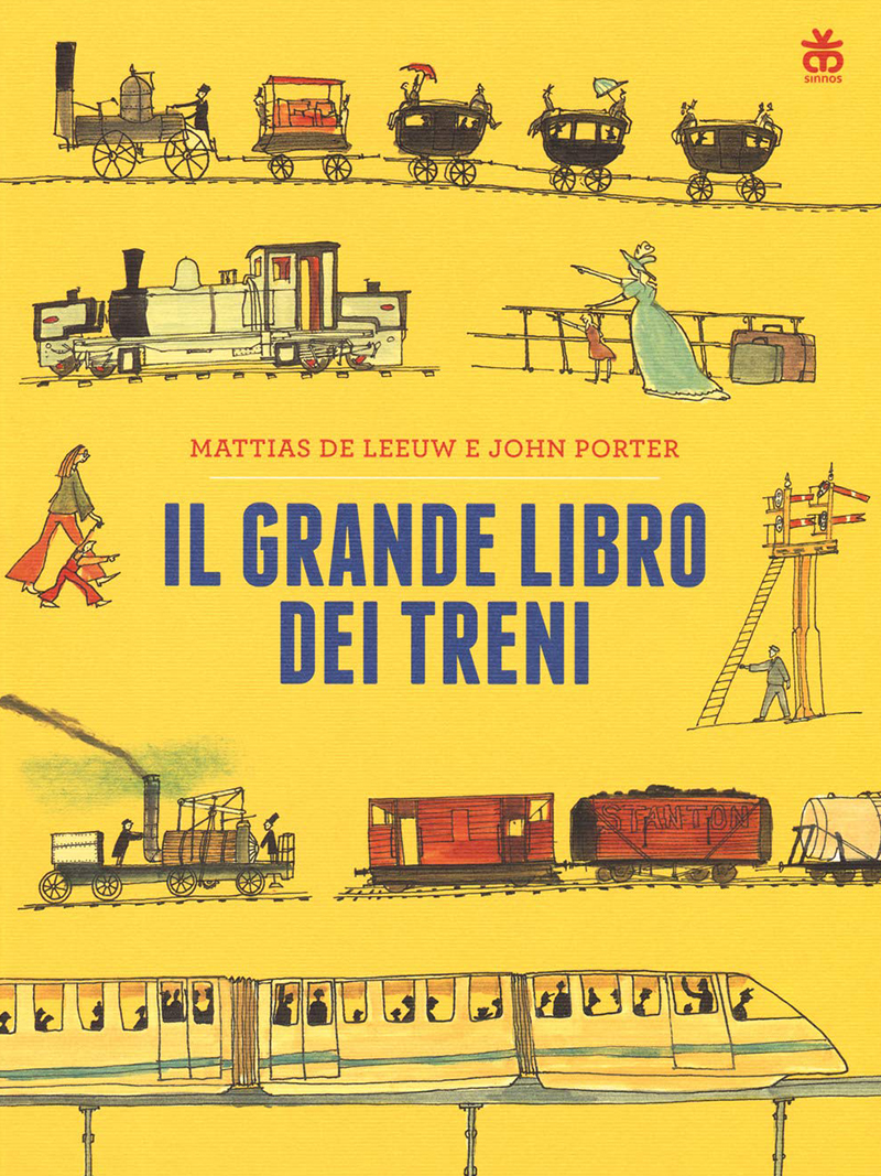Copertina del libro "Il grande libro dei treni"