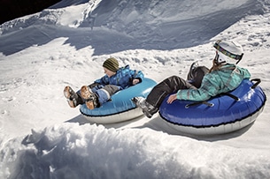 Avventure in Trentino d'inverno con i bambini, parchi gioco neve