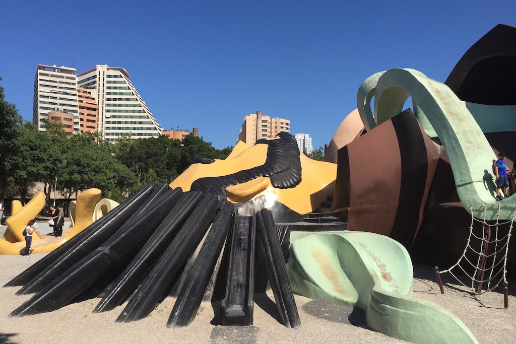 Guida di Valencia per bambini, Gulliver ai giardini del Turia