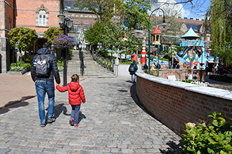 Viaggio a Copenhagen con i bambini, il parco divertimenti Tivoli Gardens