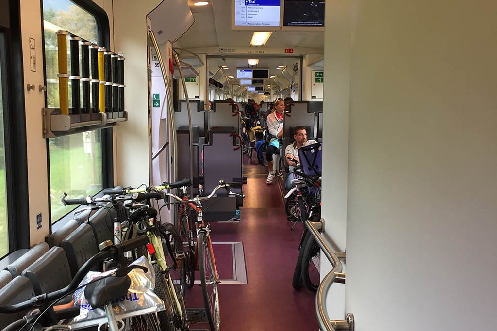 Ciclabile San Candido-Lienz, rientro in treno