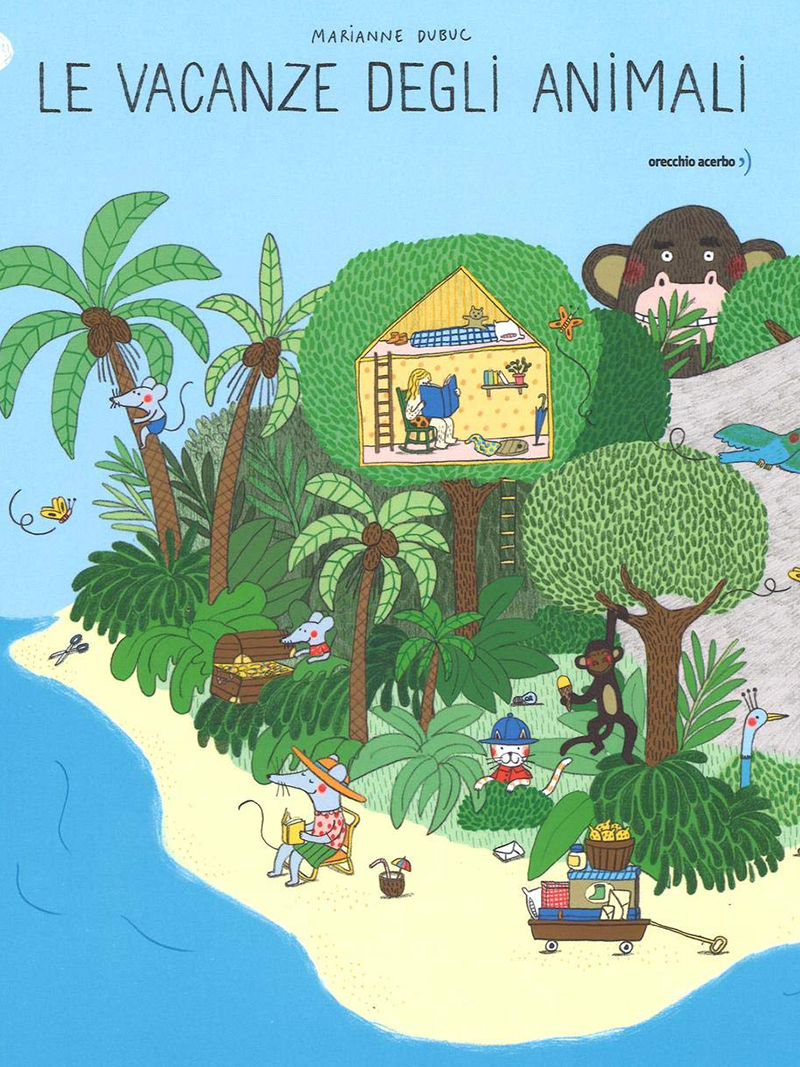 Copertina del libro "Le vacanze degli animali"