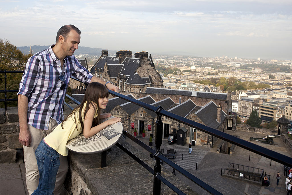 Scozia, Edimburgo con bambini, castello