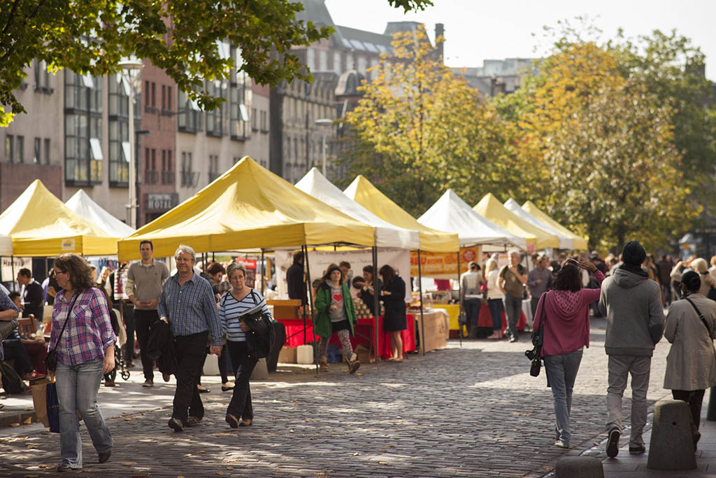 Scozia, Edimburgo con bambini, grassmarket