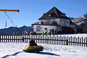 Tubing in Val di Fassa