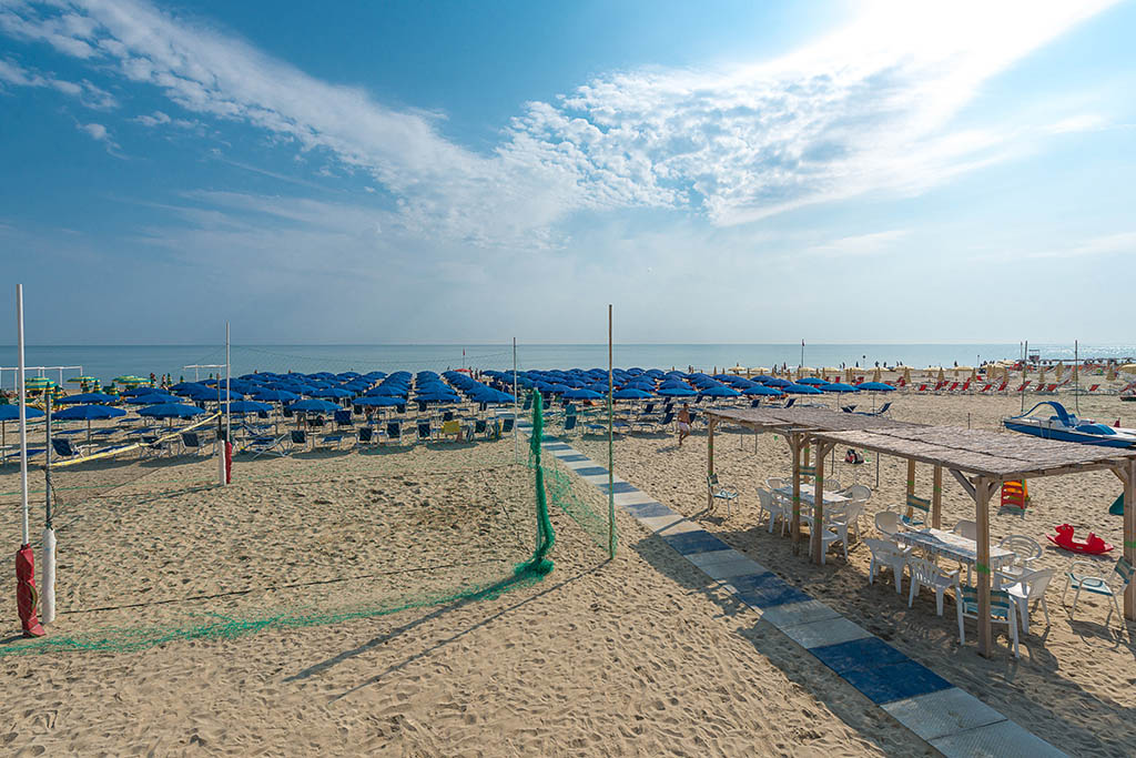 Hotel per bambini a Giulianova in Abruzzo, Hotel Zenit, spiaggia