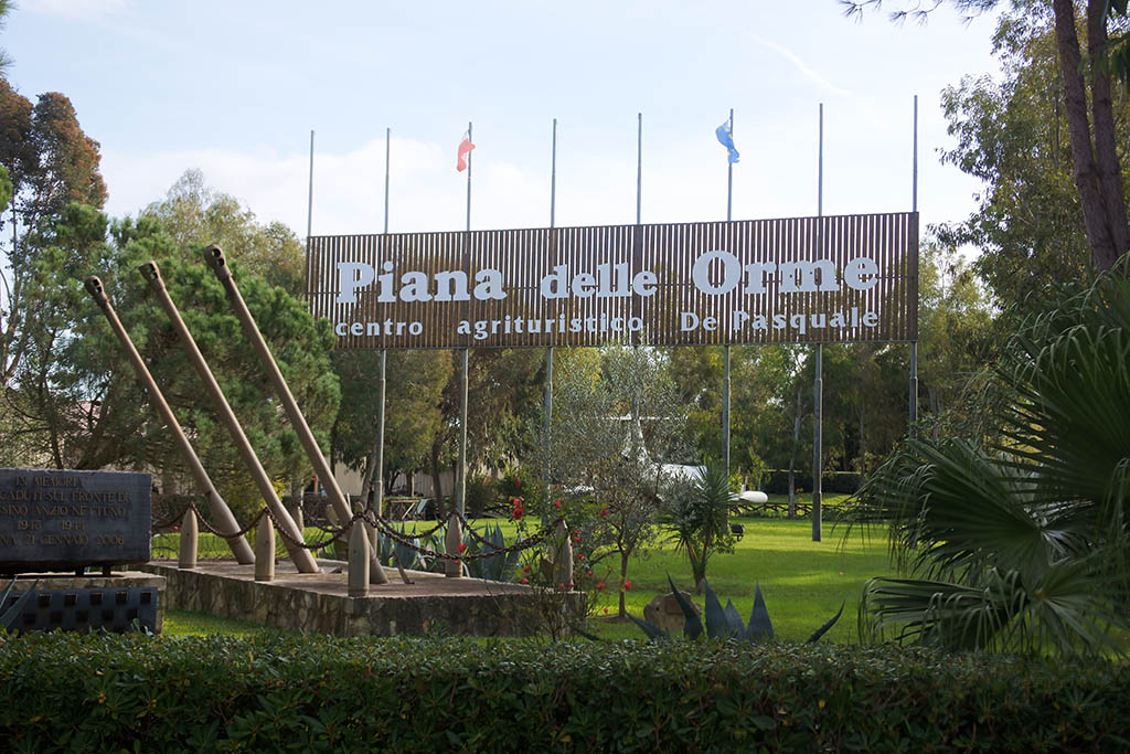 Parco Museo Piana delle Orme a Latina, ingresso