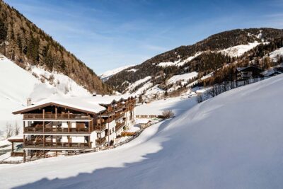 Hotel per famiglie Vipiteno, Hotel Almina Racines Val Giovo, veduta inverno
