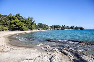 Calcidica con bambini, spathies beach sithonia