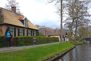 Olanda bici e battello con bambini, Giethoorn