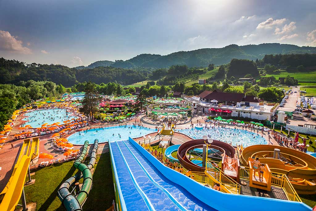 Family hotel termale in Slovenia, Terme Olimia, parco acquatico