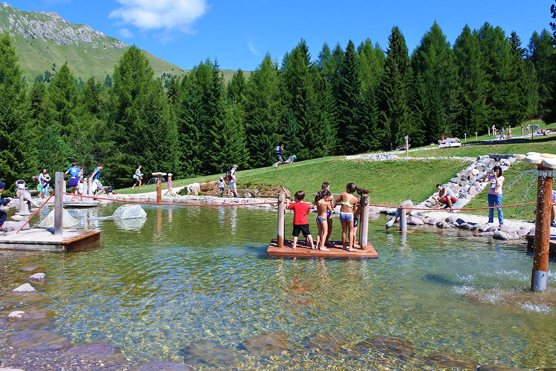 Parchi giochi in montagna, Trentino