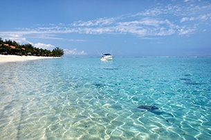 Mauritius con bambini, in barca