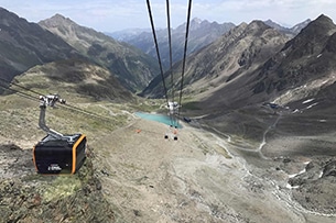 Valle dello Stubai con bambini, ghiacciaio