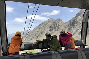 Valle dello Stubai con bambini, ghiacciaio