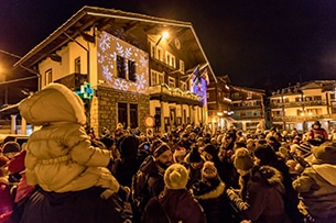 Babbo Natale a Macugnaga, il centro storico