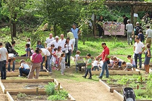 Hortus Urbis con bambini, Parco Appia Antica Roma