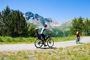 Cogne in bici