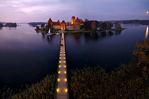 Natale in Lituania, Trakai castello