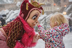 Parco Efteling inverno, creature da favola