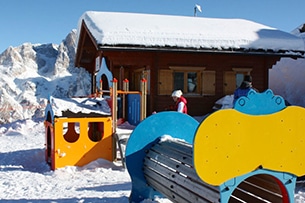 Sciare con bambini san martino di castrozza