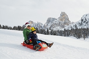 Sciare con bambini san martino di castrozza