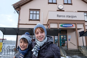 Viaggio a Roros, stazione