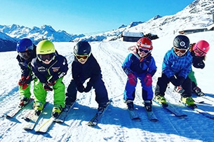 Sciare con bambini St Moritz