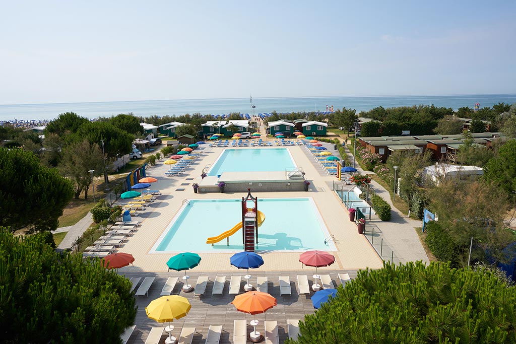 Bibione Pineda: Camping Lido, le piscine