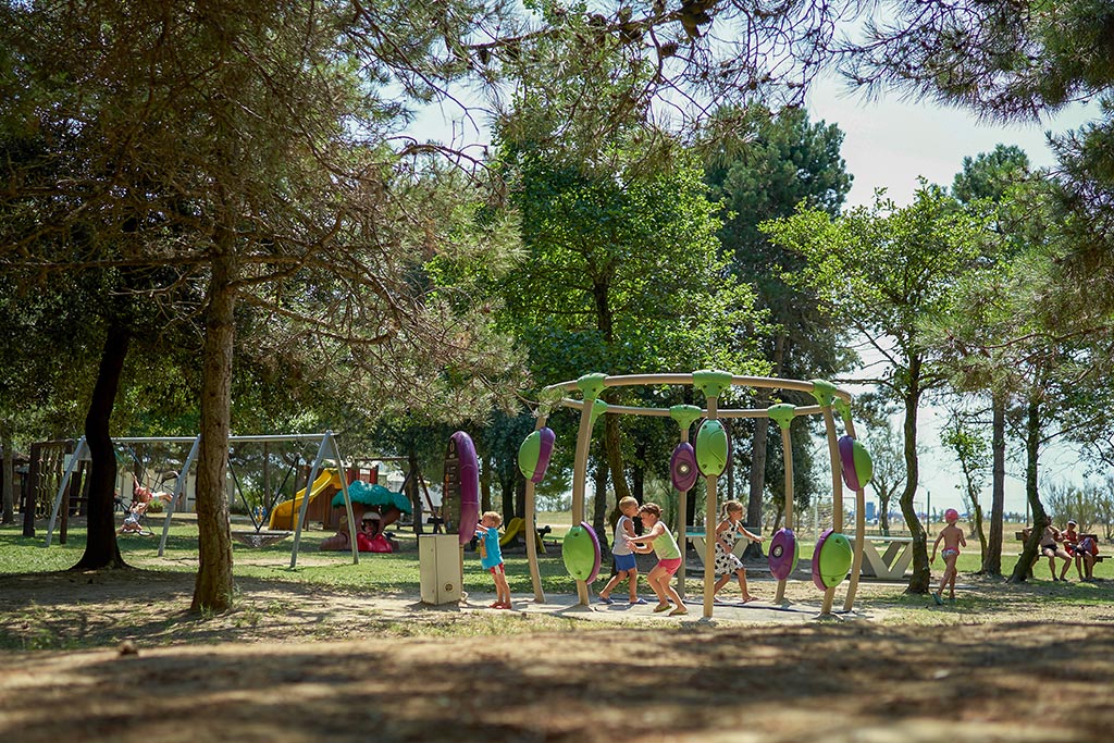 Bibione Pineda: Camping Residence il Tridente, parco
