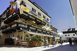 La città di San Candido, partenza del giro sulla ciclabile San Candido-Lienz