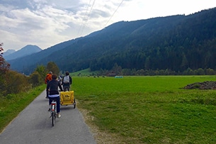 Ciclabile San Candido Lienz con bambini