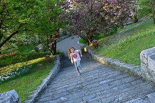 Giardini botanici con bambini