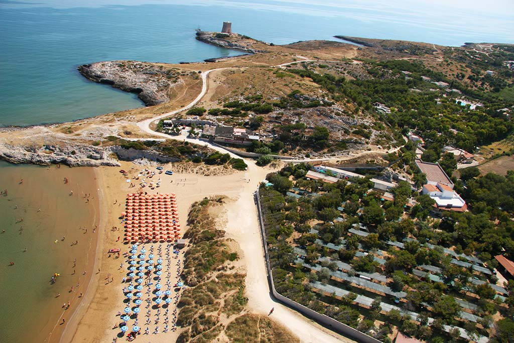 Villaggio a Vieste sul mare, Camping Village Baia Falcone, panoramica