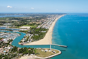 Jesolo con bambini, la costa